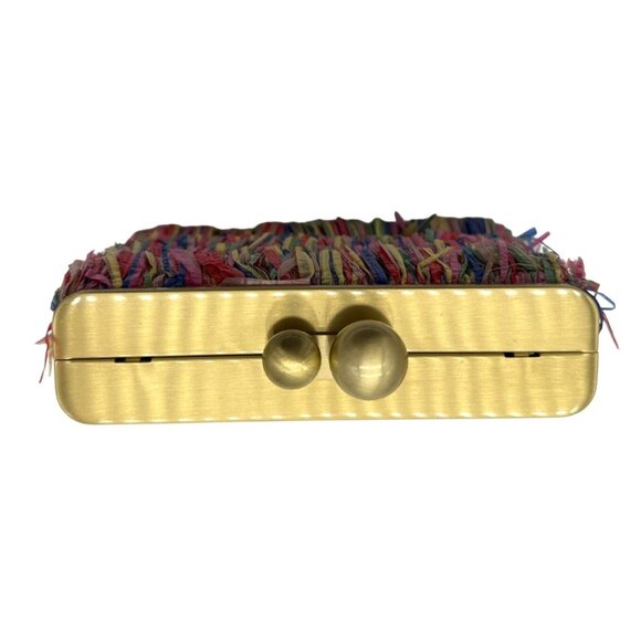 Olga Berg Carlita Carnivale Clutch NWT - Picture 8 of 9